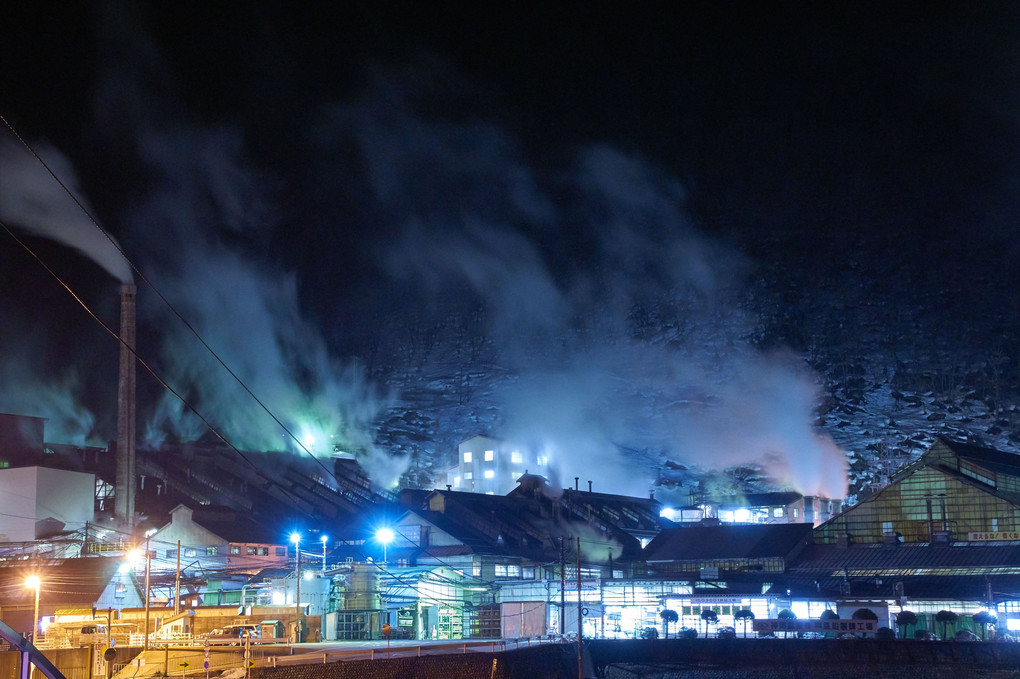 神岡鉱業所夜景