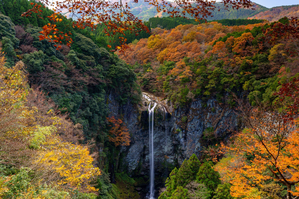 福貴野の滝-晩秋