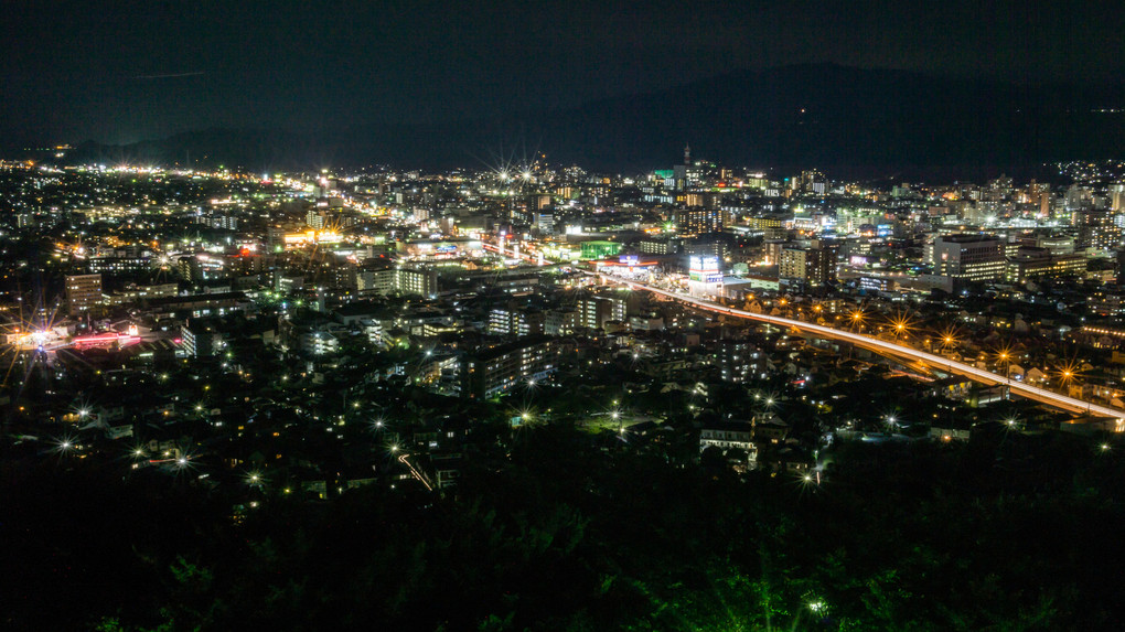 松山夜景×パノラマ