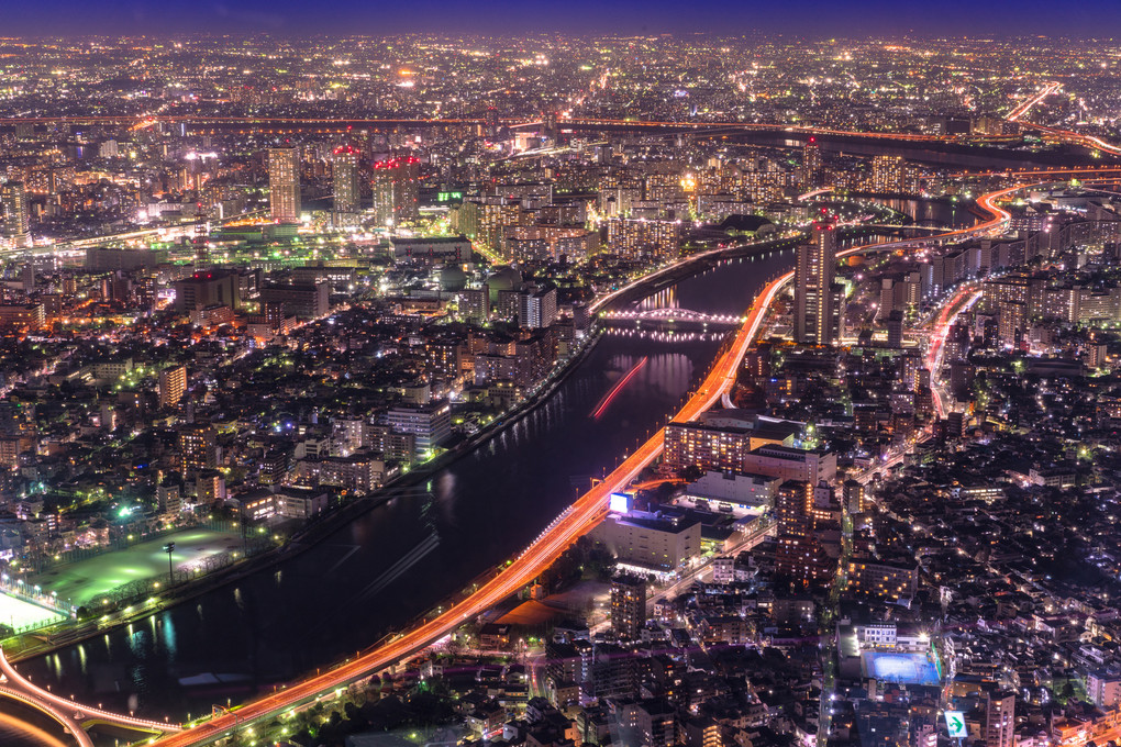 Tokyo Night Sky Walk