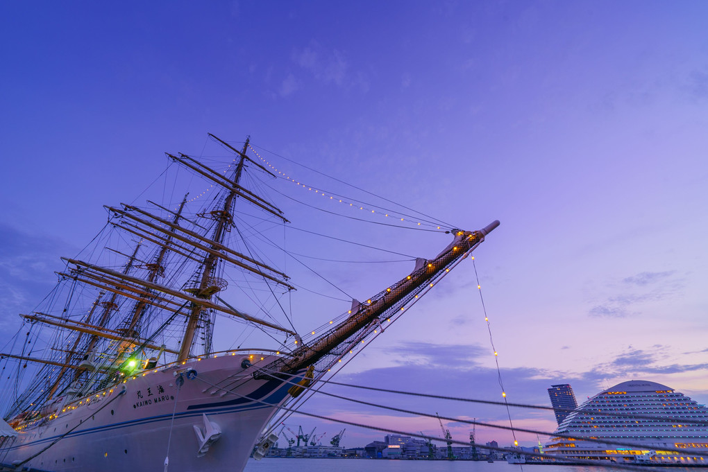 神戸帆船フェスティバル ライトアップ