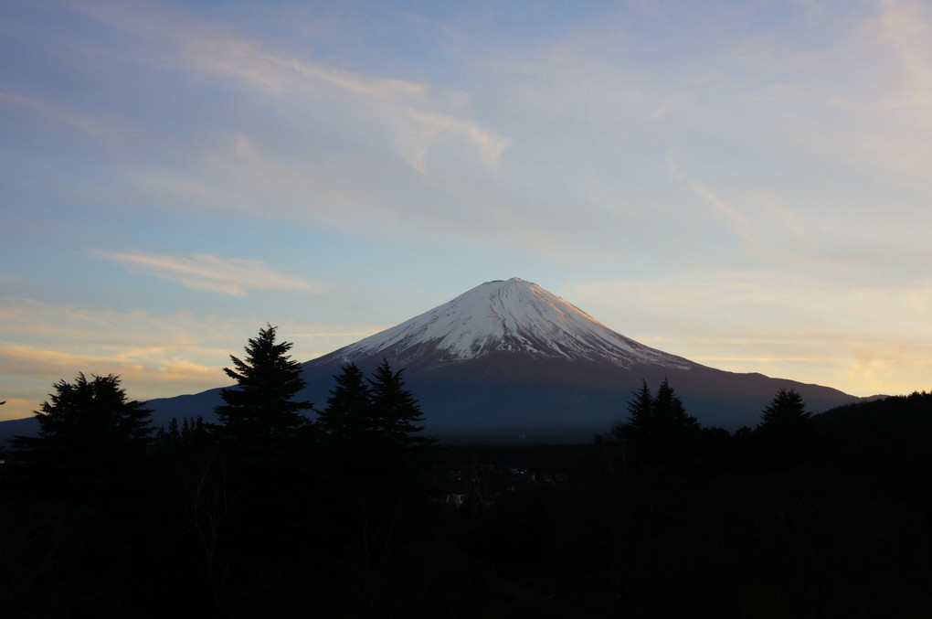 Mt.Fuji in the twilight