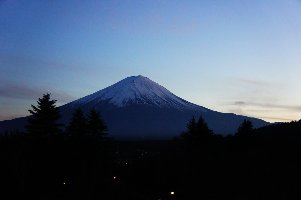 Mt.Fuji in the twilight