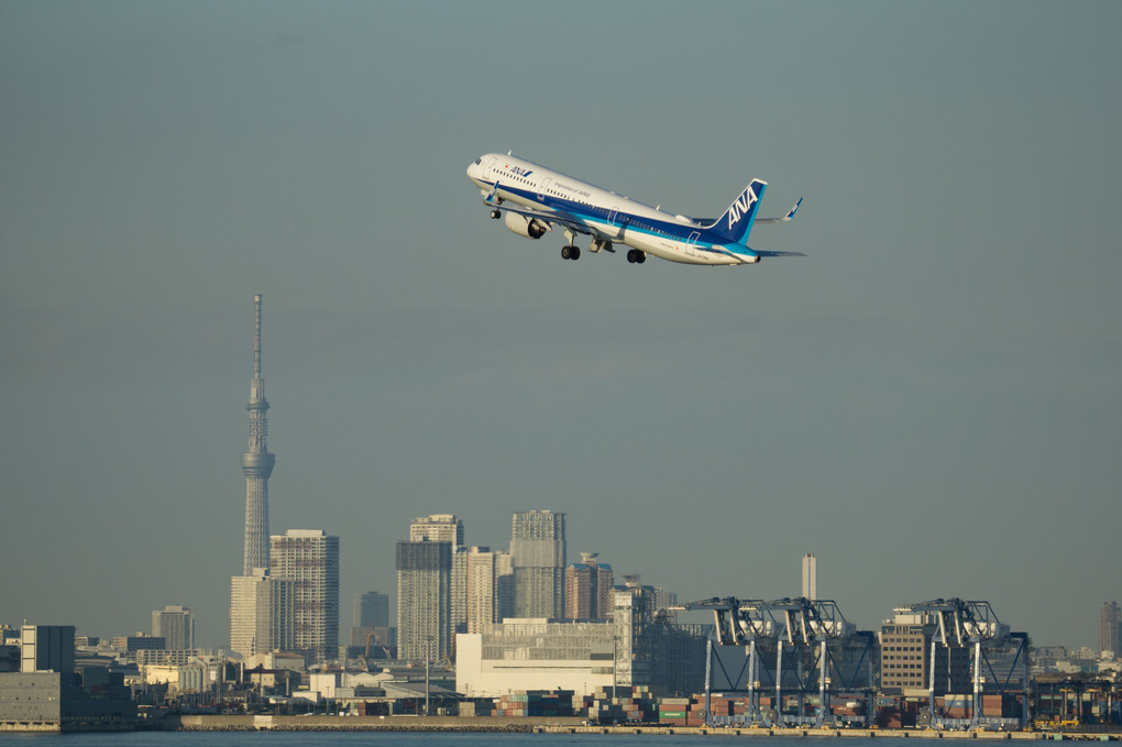 東京と飛行機