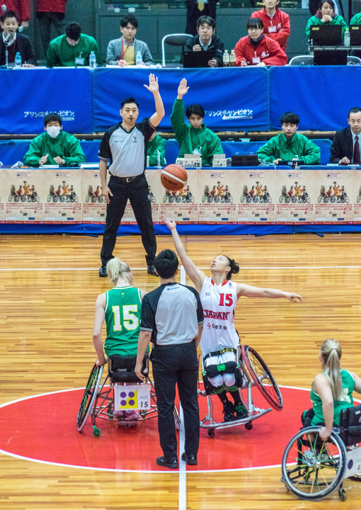 国際親善女子車椅子バスケットボール大会　日豪三位決定戦1