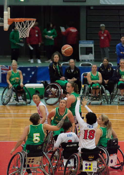 国際親善女子車椅子バスケットボール大会　日豪三位決定戦4