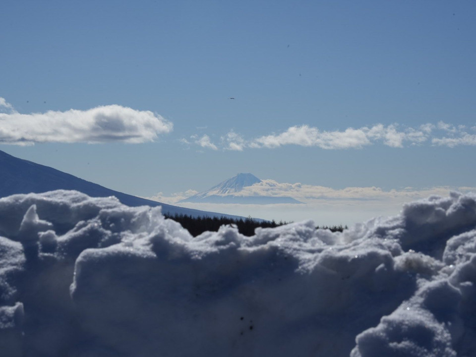 長野からみた富士山