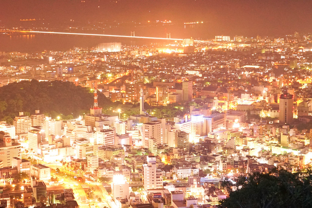 α7Sなら、徳島の夜景だって、、、デーハーに撮れるんだぜ！