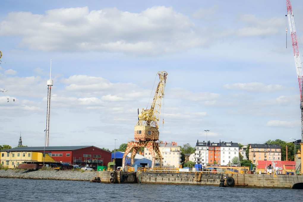 麒麟のキリン Gantry Crane@Stockholm