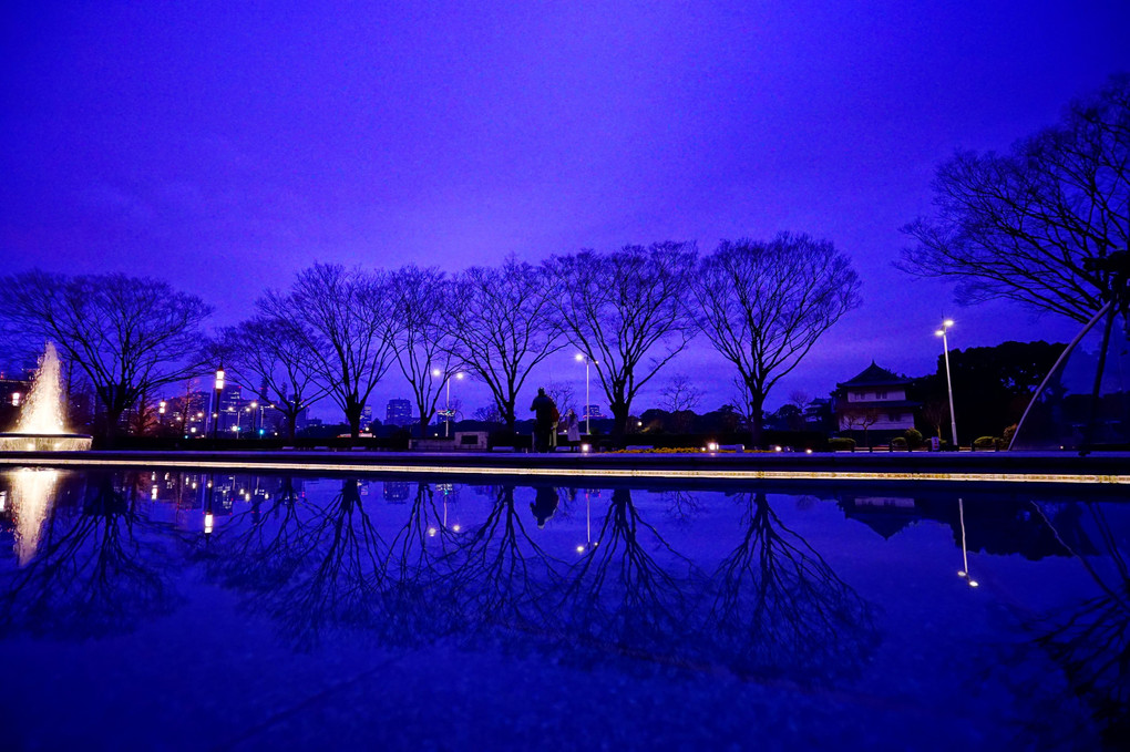 「夕暮れの和田倉噴水を撮る」に参加しました。