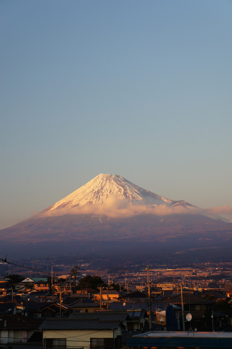 富士と都市