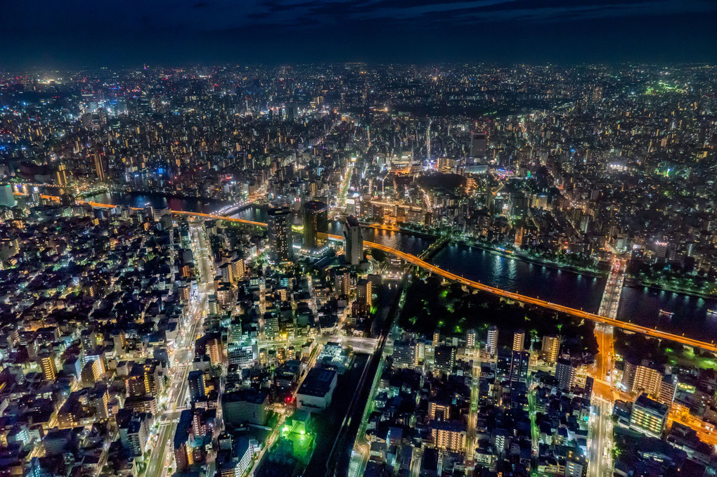 Night view from TOKYO SKYTREE