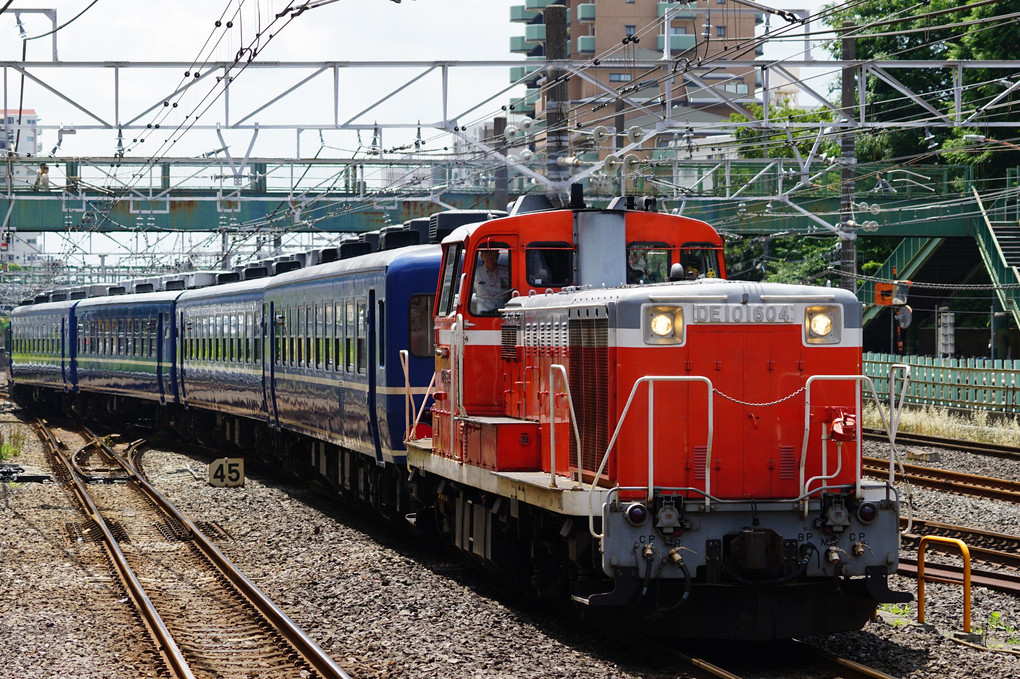 総武本線開業120周年記念号返却回送