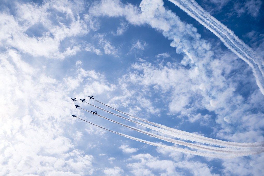 空に平和を描いて　ブルーインパルス　芦屋航空祭　平成29年度①