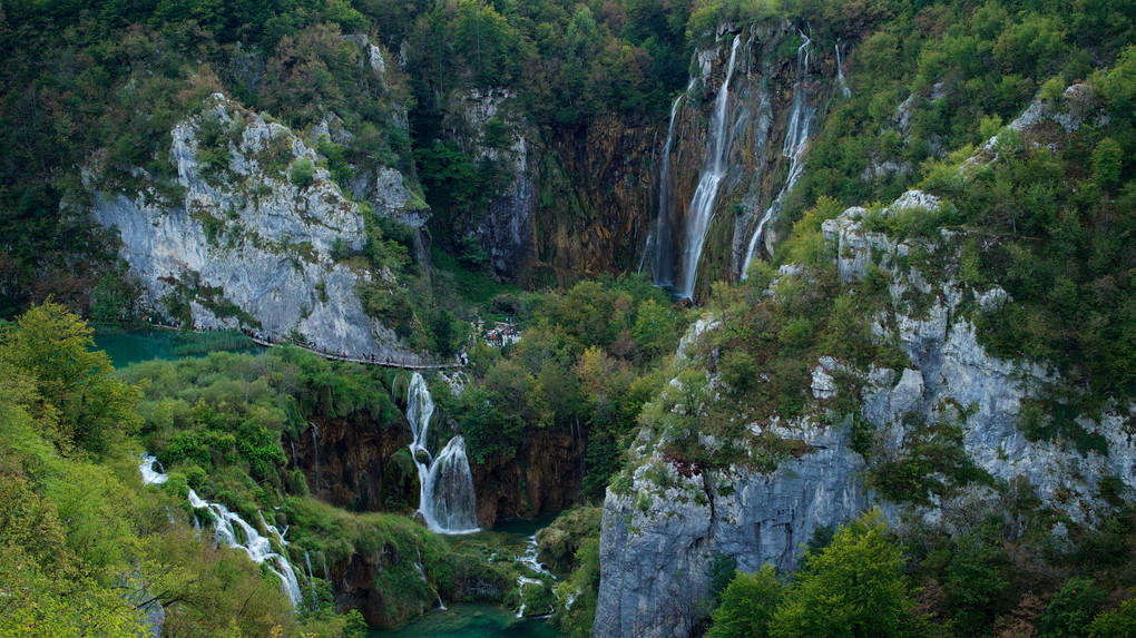 プリトヴィツェの滝２（クロアチア）