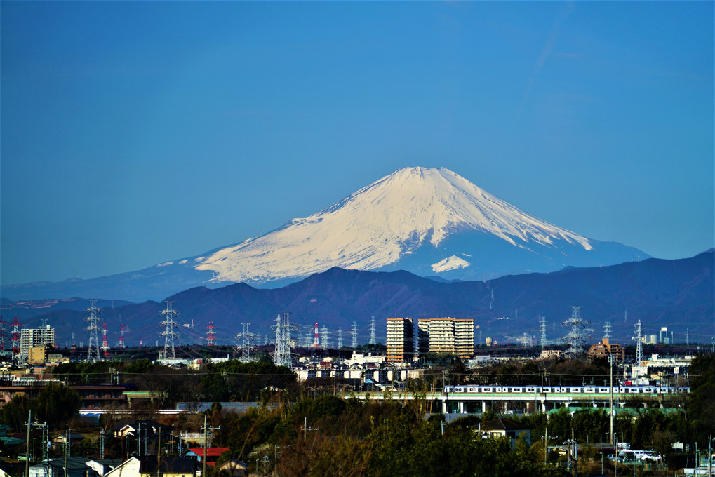 お久しぶり　今朝の富士山 🗻　