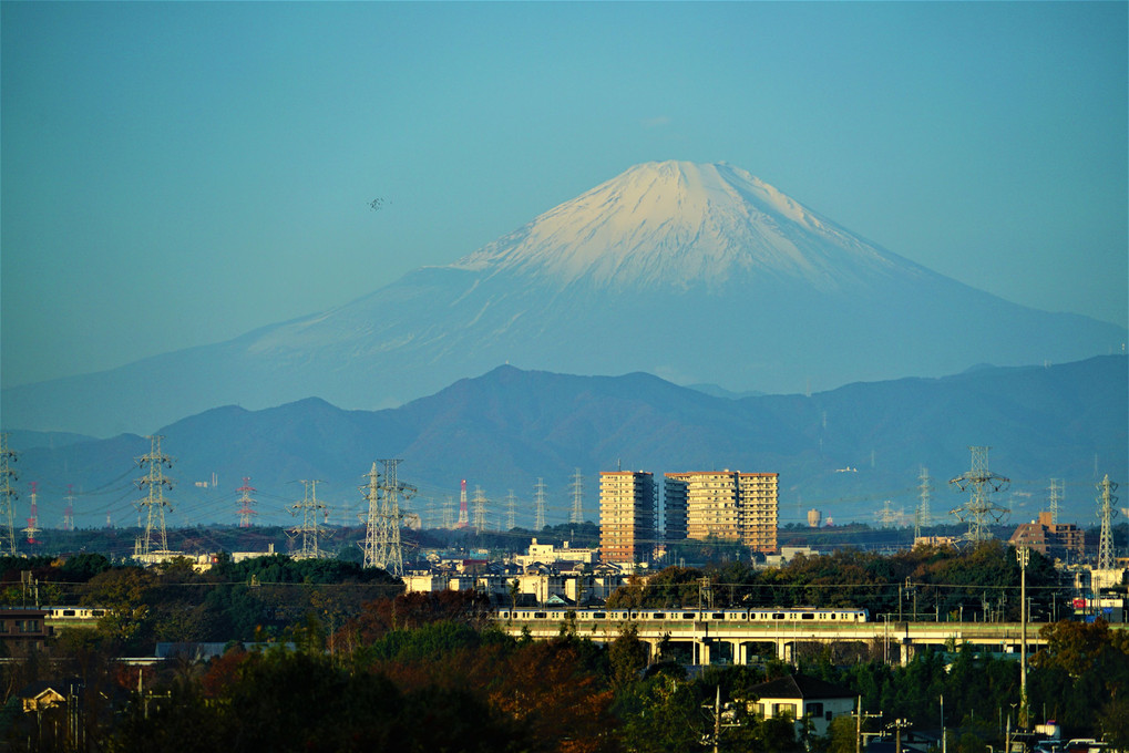 お久しぶり　今朝の富士山 🗻