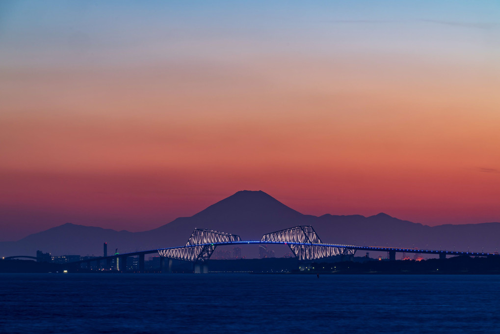 千葉からの富士景色
