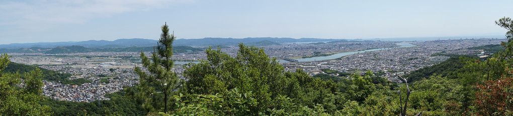 和歌山市を一望(ミニチュア・パノラマ)