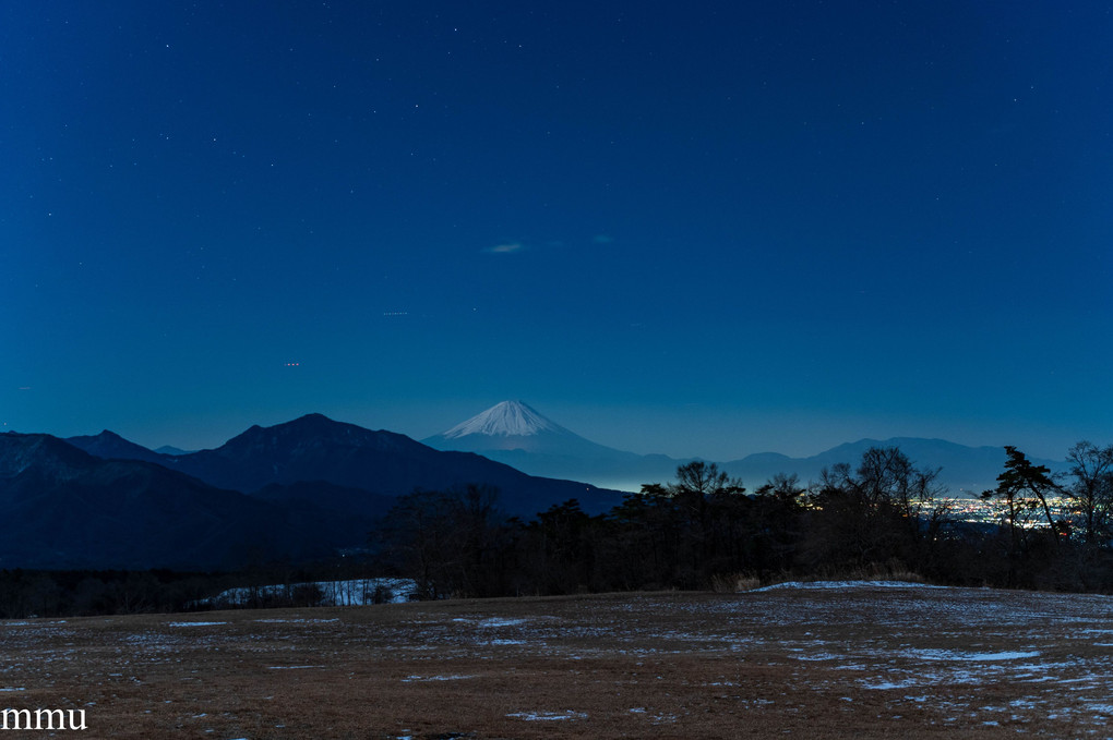 清里高原から富士山遠景