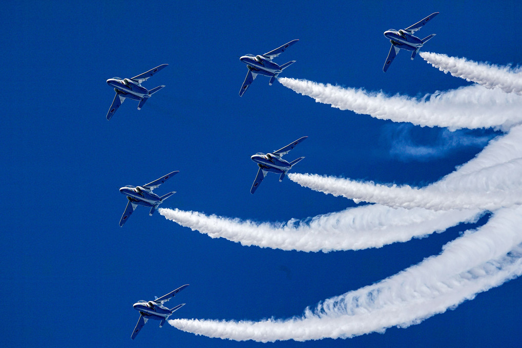ブルーインパルス at 百里基地航空祭