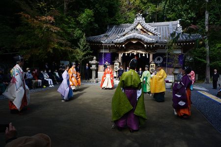 茨木・安威神社・蹴鞠の会