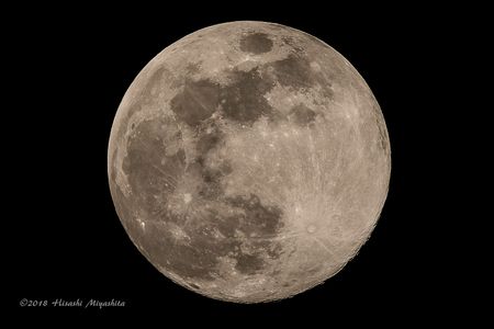 満月前日 月齢13.39 小望月(待宵月) 中潮
