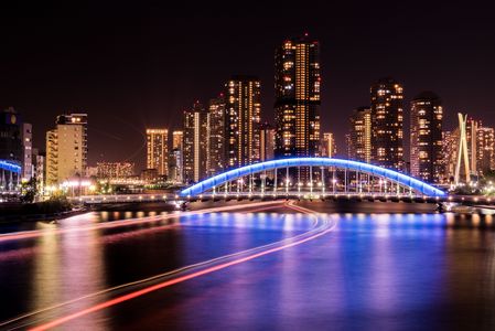 隅田川大橋からの夜景
