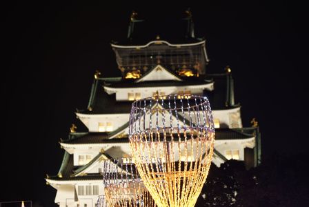 大阪城に乾杯！