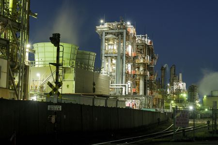 京浜工業地帯工場夜景