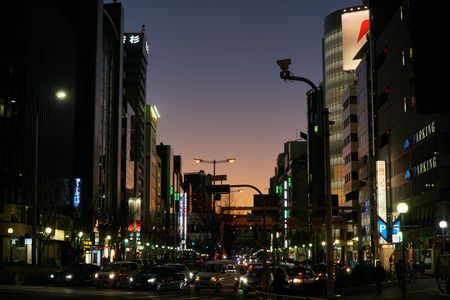 The Sunset of Osaka