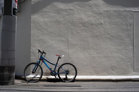 A bicycle in the sun