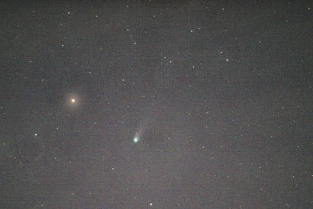 黄砂に霞むポンブルックス彗星(12P) @3月30日