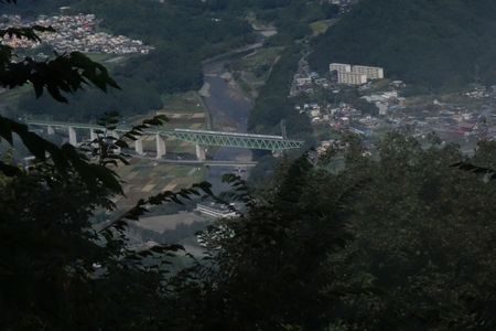 新桂川橋梁　俯瞰