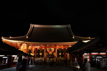 『 浅草寺』本堂、五重塔 、宝蔵門 