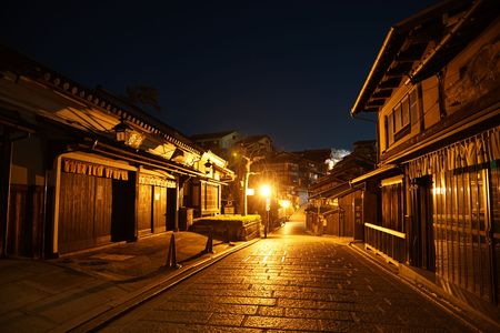 春先の深夜京都東山撮影散策