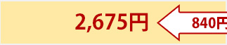 2,675円（840円OFF）