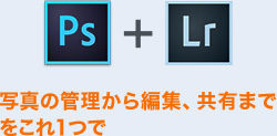 寫真の管理から編集、共有までをこれ１つで