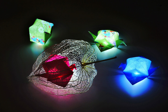 折り紙と網鬼灯 水曜は雨さん Acafe Aの写真投稿サイト ソニー