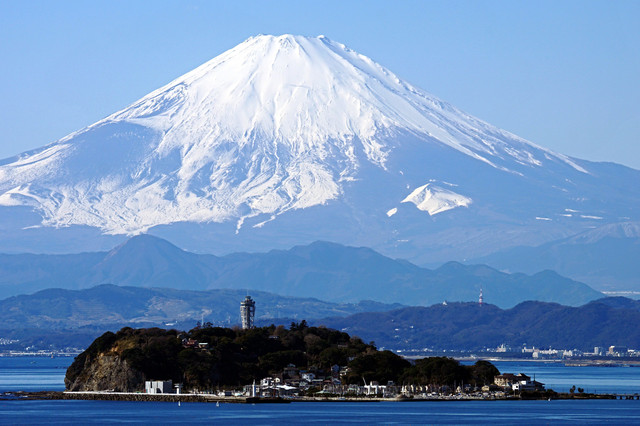 江の島と富士山 Area463さん Acafe Aの写真投稿サイト ソニー