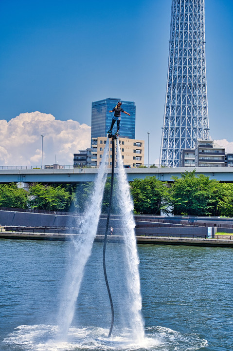 アクアボードフライングショー『第15回 隅田川水面の祭典2023』