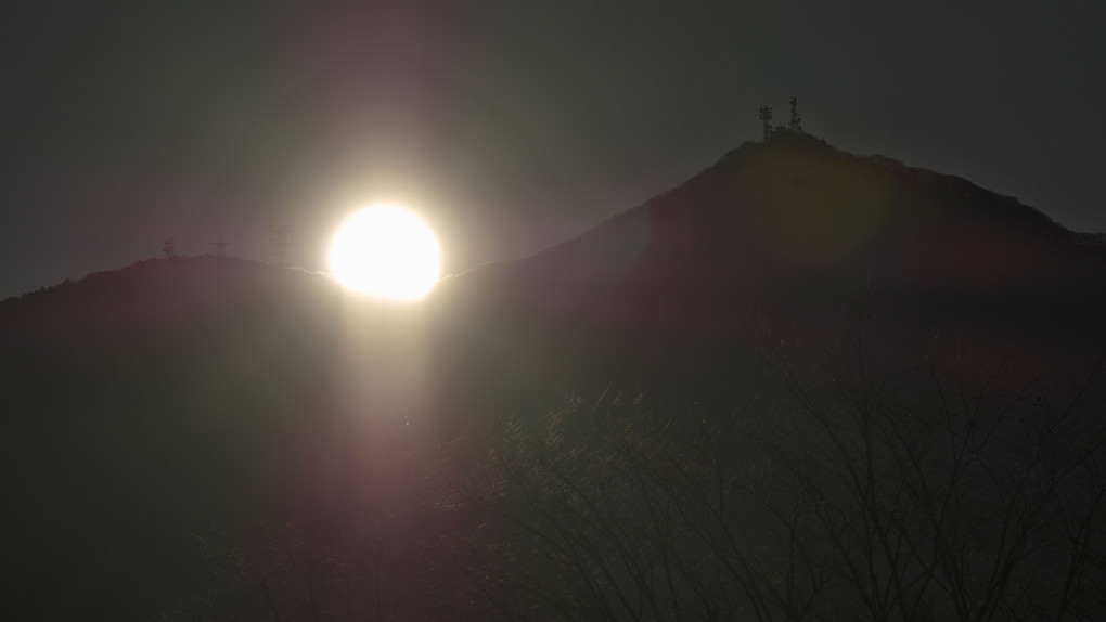 筑波山の日の出