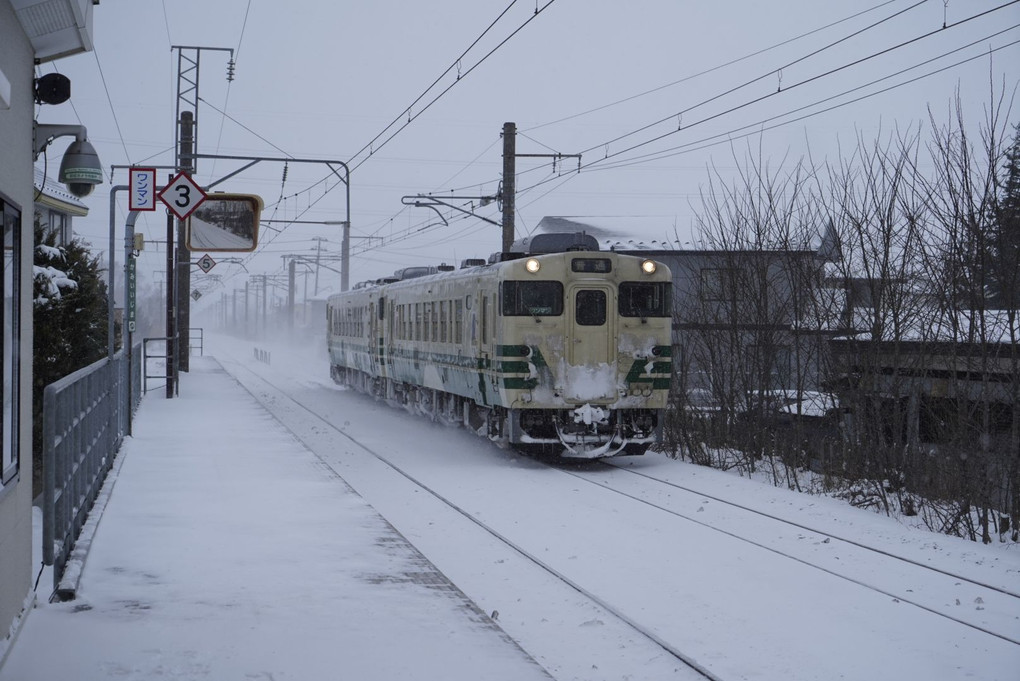 男鹿線キハ40系　最後の冬