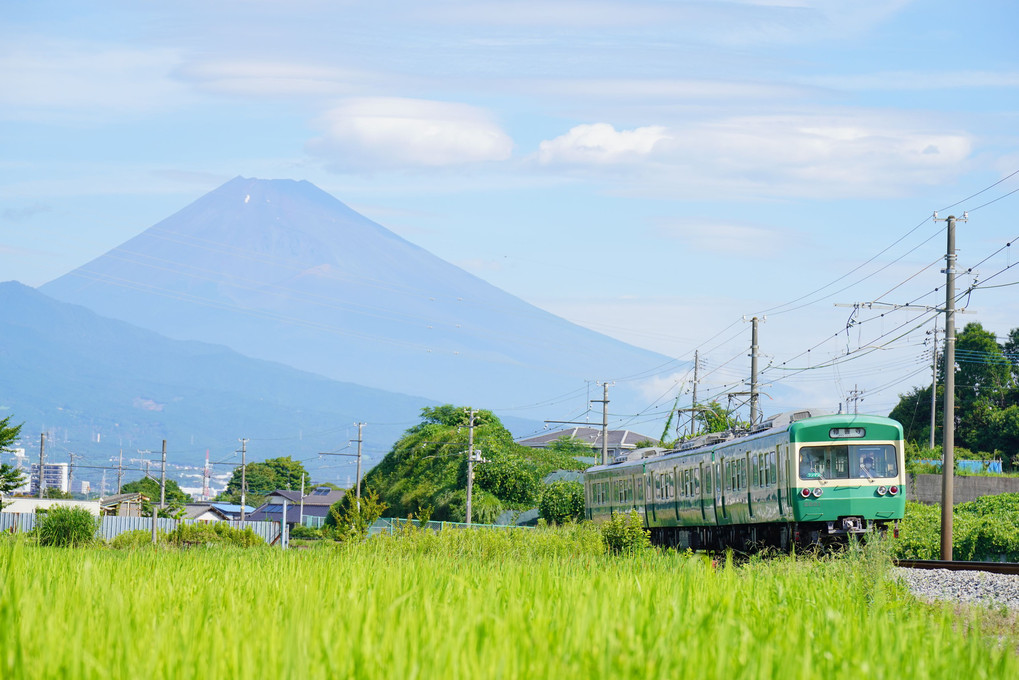 夏富士と駿豆線