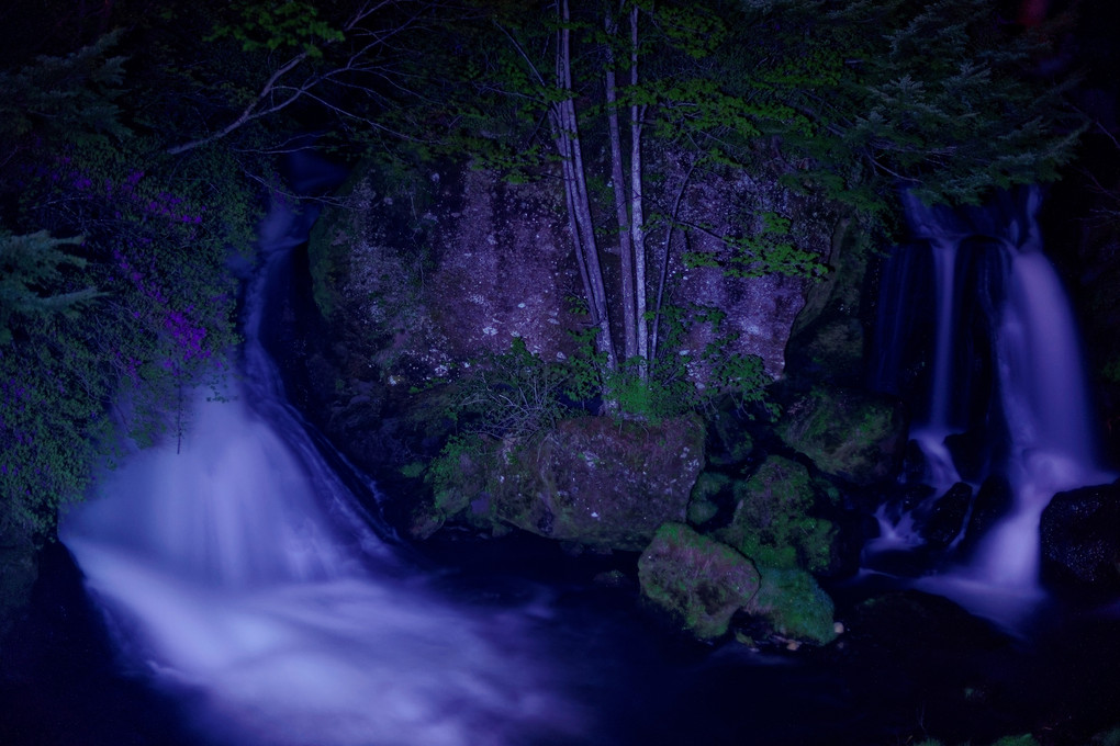 Midnight Water Fall