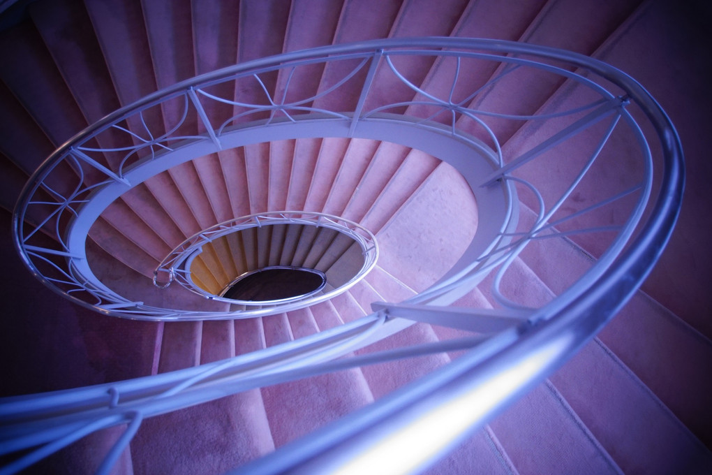 ＊　spiral staircase　＊