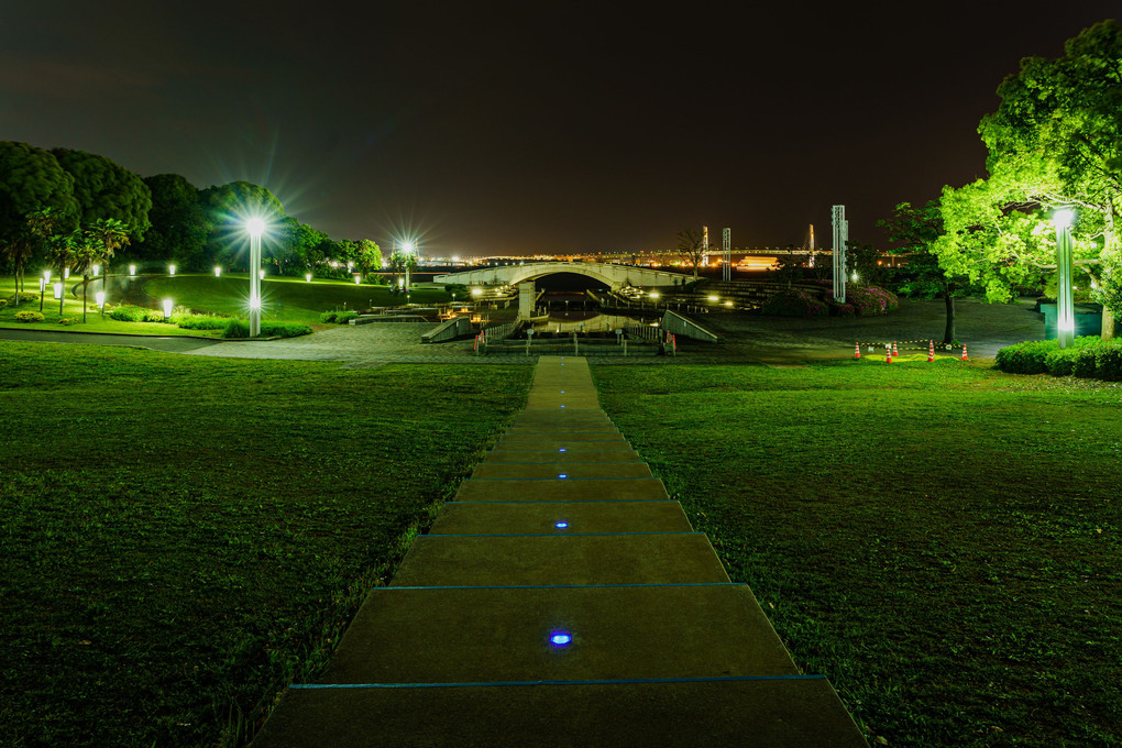 Yokohama Rinko Park Night 