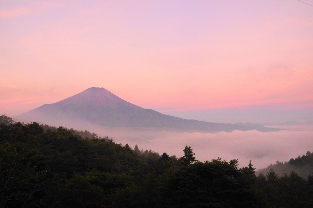 夏富士の夜明け！（3景）