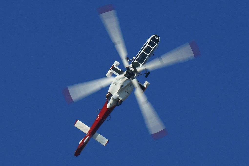 明野駐屯地航空祭 OH-1 飛行試験展示