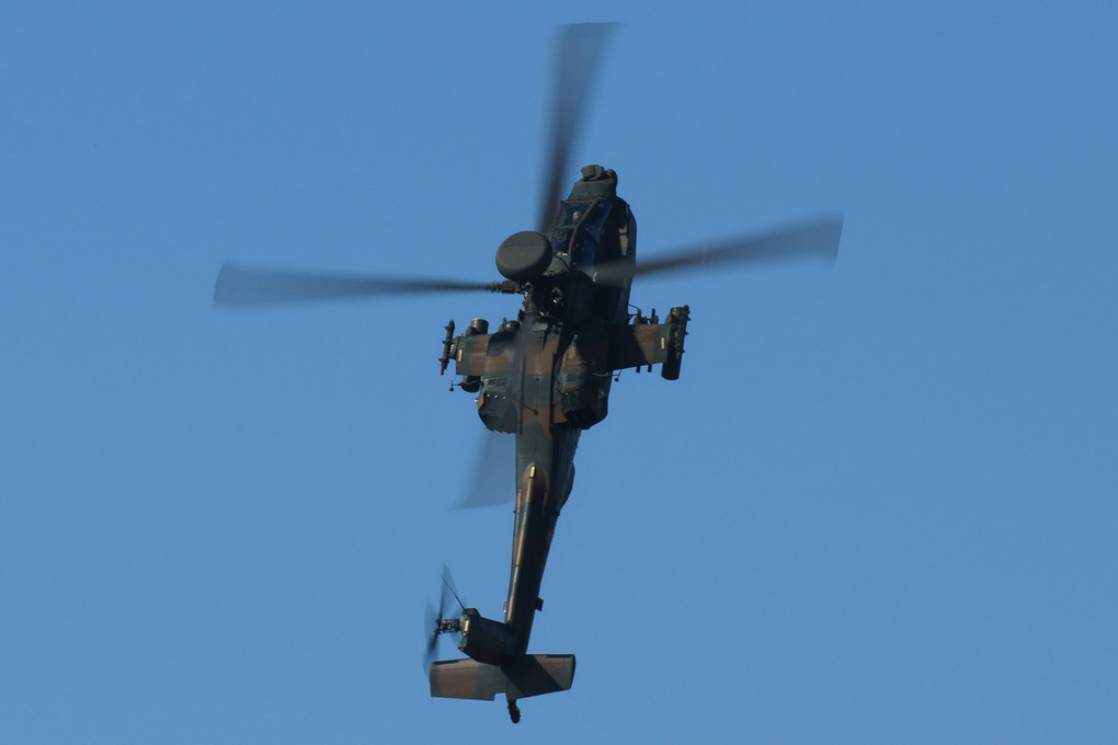 エアフェスタ浜松　AH-64・OH-1機動飛行